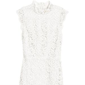 H&M white lace dress 4 NEW